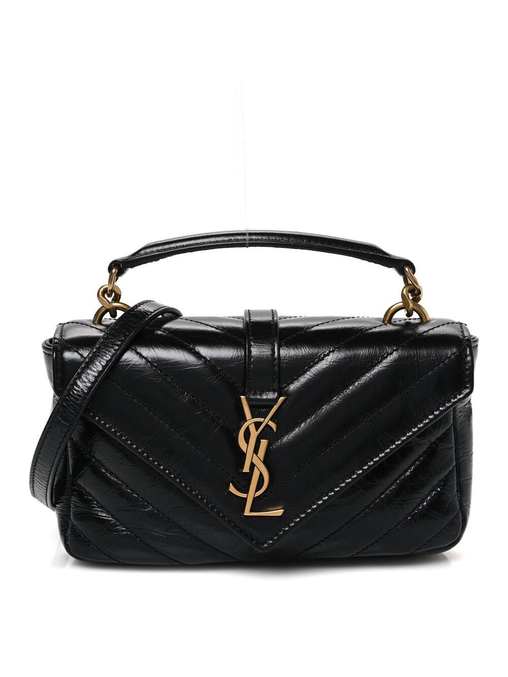 Saint Laurent Shiny Calfskin Matelasse #343893S14B